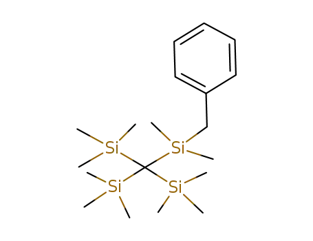 {[Dimethyl-(tris-trimethylsilanyl-methyl)-silanyl]-methyl}-benzene
