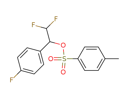 Toluene-4-sulfonic acid 2,2-difluoro-1-(4-fluoro-phenyl)-ethyl ester