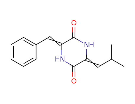 2,5-Piperazinedione, 3-(2-methylpropylidene)-6-(phenylmethylene)-