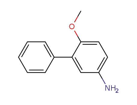 Molecular Structure of 56970-26-4 (3-Phenyl-4-anisidine)