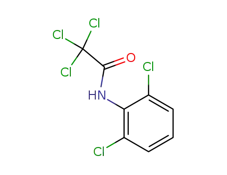 Molecular Structure of 33715-65-0 (Acetamide, 2,2,2-trichloro-N-(2,6-dichlorophenyl)-)