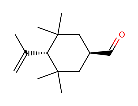 trans-3,3,5,5-tetramethyl-4-(1-methylethenyl)-1-cyclohexanecarbaldehyde