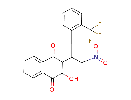 2-(1-(2-trifluoromethylphenyl)-2-nitroethyl)-3-hydroxynaphthalene-1,4-dione