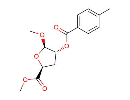 (2S,4R,5R)-5-Methoxy-4-(4-methyl-benzoyloxy)-tetrahydro-furan-2-carboxylic acid methyl ester