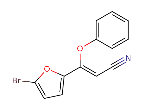 (Z)-3-(5-Bromo-furan-2-yl)-3-phenoxy-acrylonitrile