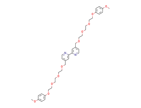 Molecular Structure of 163188-61-2 (4,4'-bis<(methyleneoxy)tris(ethyleneoxy)(4-methoxybenzene)>-2,2'-bipyridine)