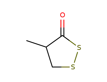 Molecular Structure of 37598-64-4 (4-Methyl-1,2-dithiolan-3-one)