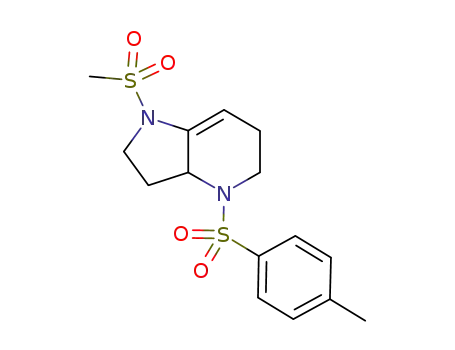 4-(4-methylphenylsulfonyl)-1-methylsulfonyl-2,3,3a,4,5,6-hexahydro-1H-pyrrolo[3,2-b]pyridine