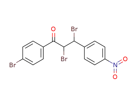 1-(p-Bromophenyl)-2,3-dibromo-3-(4-nitrophenyl)propanone