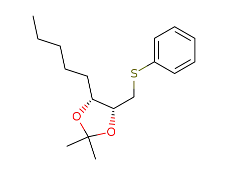 (4R,5R)-2,2-Dimethyl-4-pentyl-5-phenylsulfanylmethyl-[1,3]dioxolane