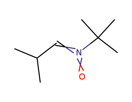 Molecular Structure of 85664-55-7 (N-(tert-Butyl)-2-methylpropylidenamin-N-oxid)