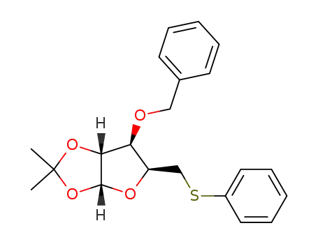 3-O-benzyl-1,2-O-isopropylidene-5-S-phenyl-5-thio-α-D-xylofuranose