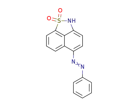 Molecular Structure of 91515-81-0 (4-phenylazo-1,8-naphthosultam)