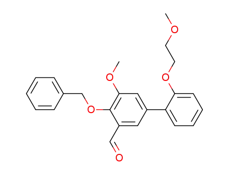 4-benzyloxy-5-methoxy-2'-(2-methoxy-ethoxy)-biphenyl-3-carbaldehyde