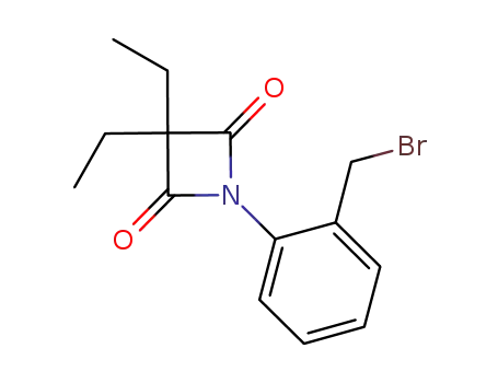 1-(2-(bromomethyl)phenyl)-3,3-diethylazetidine-2,4-dione