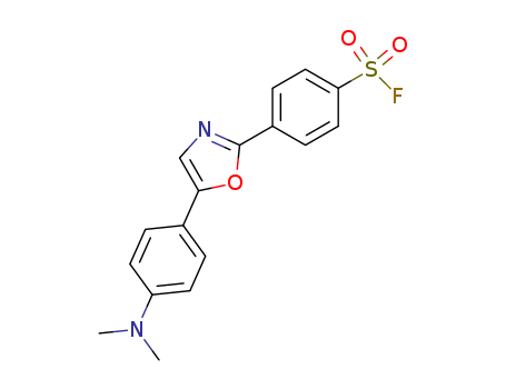 Benzenesulfonyl fluoride, 4-[5-[4-(dimethylamino)phenyl]-2-oxazolyl]-