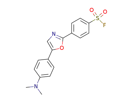 Benzenesulfonyl fluoride, 4-[5-[4-(dimethylamino)phenyl]-2-oxazolyl]-