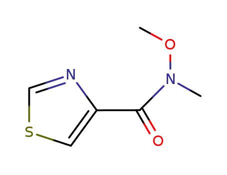 N-methoxy-N-methylthiazole-4-carboxamide
