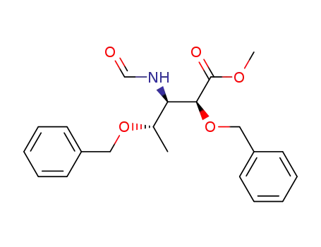 (2S,3R,4S)-2,4-Bis-benzyloxy-3-formylamino-pentanoic acid methyl ester