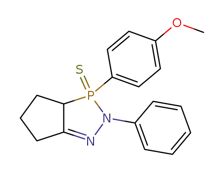 3-(4-Methoxy-phenyl)-2-phenyl-3a,4,5,6-tetrahydro-2H-cyclopenta[1,2,3]diazaphosphole 3-sulfide