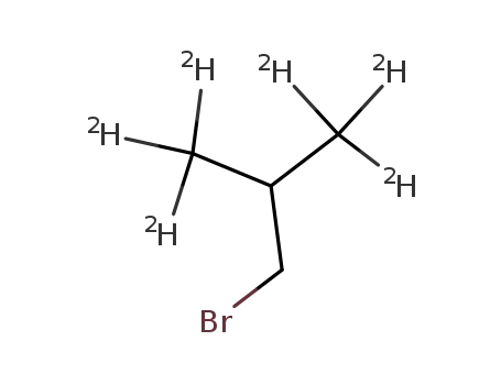 Molecular Structure of 72182-70-8 (1-BROMO-2-METHYL-D3-PROPANE-3,3,3-D3)