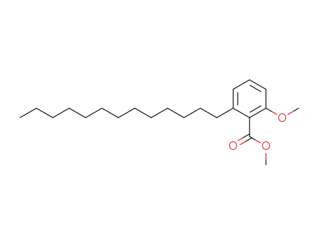 Benzoic acid, 2-methoxy-6-tridecyl-, methyl ester