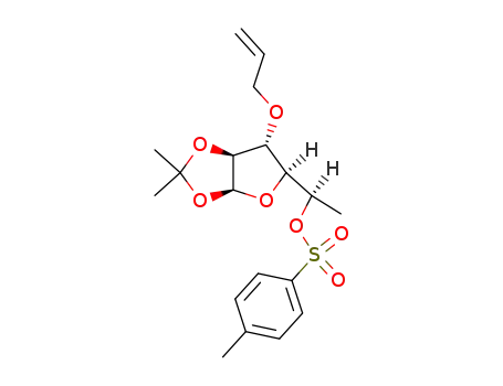 3-O-allyl-6-deoxy-1,2-O-isopropylidene-5-O-p-toluenesulfonyl-β-D-altrofuranose