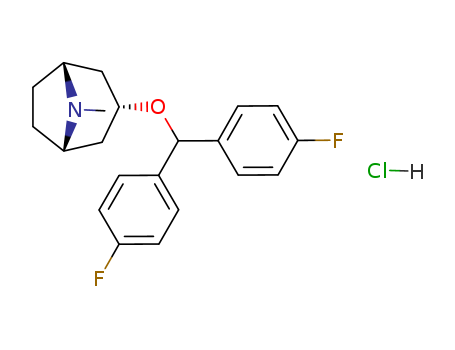 3α-[bis(4'-fluorophenyl)methoxy]tropane hydrochloride