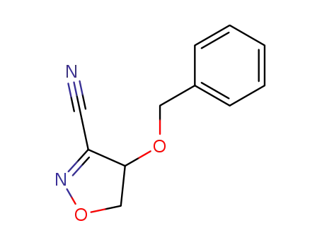 4,5-dihydro-4-(phenylmethoxy)-3-isoxazolecarbonitrile