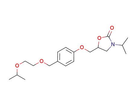 5-[[4-[[2-(1-Methylethoxy)ethoxy]methyl]phenoxy]methyl]-3-(1-methylethyl)-2-oxazolidinone