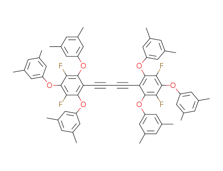 C<sub>64</sub>H<sub>54</sub>F<sub>4</sub>O<sub>6</sub>