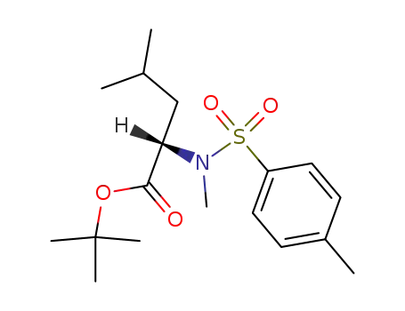 L-Leucine, N-methyl-N-[(4-methylphenyl)sulfonyl]-, 1,1-dimethylethyl
ester
