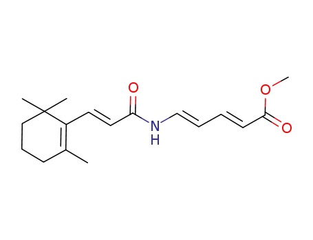 methyl 5-<<3-(2,6,6-trimethyl-1-cyclohexen-1-yl)-2-propenoyl>amino>-2,4-pentadienoate