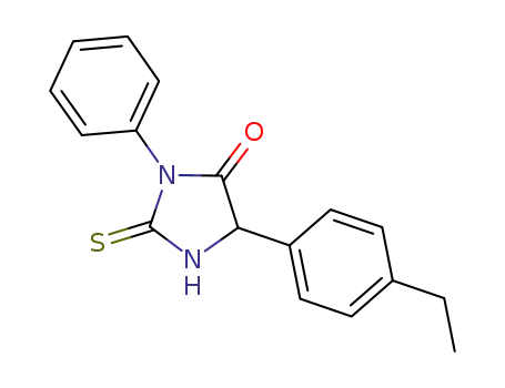 3-phenyl-5-(4-ethylphenyl)-2-thioxo-imidazolidin-4-one
