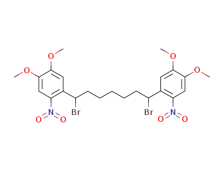1-[1,7-dibromo-7-(4,5-dimethoxy-2-nitrophenyl)heptyl]-4,5-dimethoxy-2-nitro-benzene