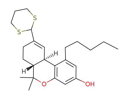 (6aR,10aR)-9-[1,3]Dithian-2-yl-6,6-dimethyl-1-pentyl-6a,7,8,10a-tetrahydro-6H-benzo[c]chromen-3-ol