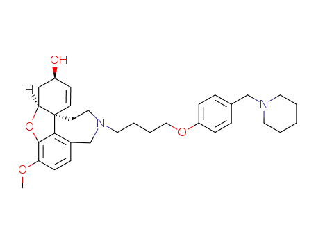 10-N-demethyl-10-N-(4-(4-(piperidin-1-ylmethyl)phenoxy)butan-1-yl)galanthamine