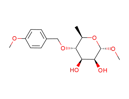 Methyl 4-O-(p-methoxybenzyl)-α-D-rhamnopyranoside