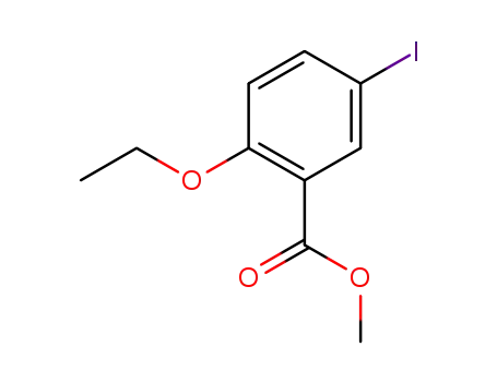 Molecular Structure of 193882-67-6 (methyl 2-ethoxy-5-iodo-benzoate)