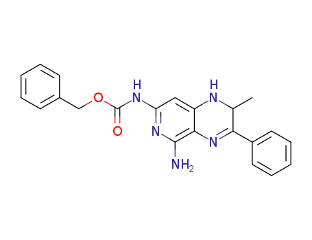 Carbamic acid,
(5-amino-1,2-dihydro-2-methyl-3-phenylpyrido[3,4-b]pyrazin-7-yl)-,
phenylmethyl ester