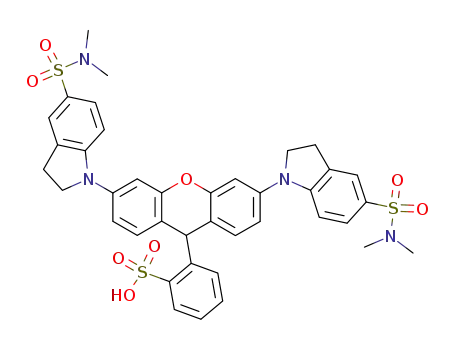 2-[3,6-Bis-(5-dimethylsulfamoyl-2,3-dihydro-indol-1-yl)-9H-xanthen-9-yl]-benzenesulfonic acid