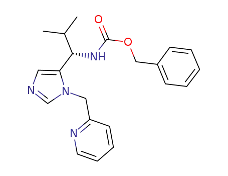 (S)-benzyl 2-methyl-1-[1-(pyridin-2-ylmethyl)-1H-imidazol-5-yl]propylcarbamate
