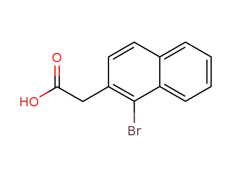 Molecular Structure of 6270-01-5 ((1-bromonaphthalen-2-yl)acetic acid)