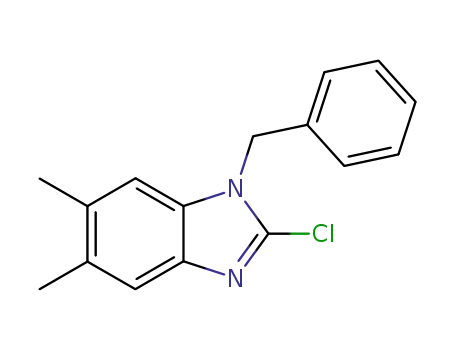 1H-Benzimidazole, 2-chloro-5,6-dimethyl-1-(phenylmethyl)-