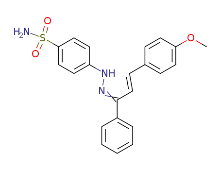 4-{N'-[(E)-3-(4-Methoxy-phenyl)-1-phenyl-prop-2-en-(E)-ylidene]-hydrazino}-benzenesulfonamide