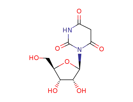 Molecular Structure of 19556-63-9 (6-HYDROXYURIDINE))