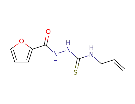 Molecular Structure of 15886-24-5 (2-Furancarboxylic acid, 2-[(2-propen-1-ylaMino)thioxoMethyl]hydrazide)