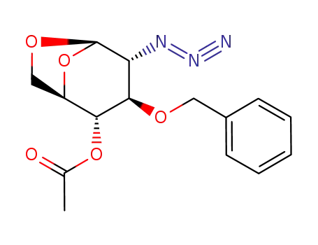 4-O-acetyl-1,6-anhydro-2-azido-3-O-benzyl-2-deoxy-β-D-glucopyranose