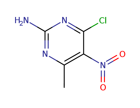 2-Pyrimidinamine,4-chloro-6-methyl-5-nitro-  CAS NO.13162-24-8