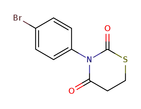 2H-1,3-Thiazine-2,4(3H)-dione, 3-(4-bromophenyl)dihydro-
